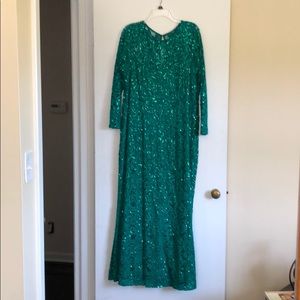 Emerald Green Formal Gown Size 16W